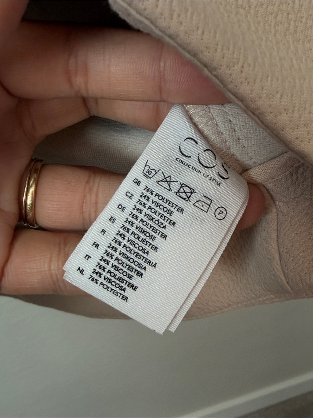 COS Short Sleeve Zip Up Blazer Jacket Size 2 - Picture 5 of 6